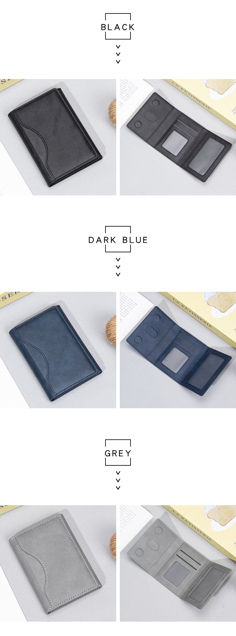 Suitable for Apple 15 iPhone16promaxMagSafe Magnetic Card Bag Multi-Card Three-Folding Mobile Phone Card Case
