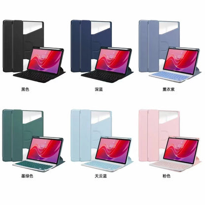For small new pad2024 11 inch Bluetooth keyboard leather case Lenovo Tab M11 acrylic case with pen slot