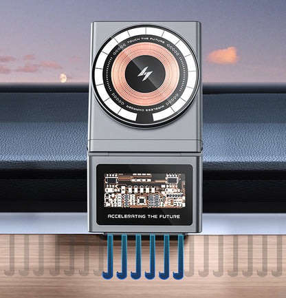 Tesla-Specific Magnetic Car Wireless Charger Suitable for Magsafe Apple 16 Magnetic 15W Wireless Charger