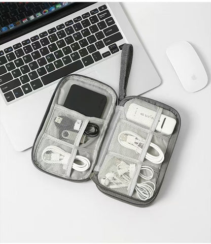 New multi-function data cable charger storage bag flat digital bag finishing bag headset storage bag wholesale