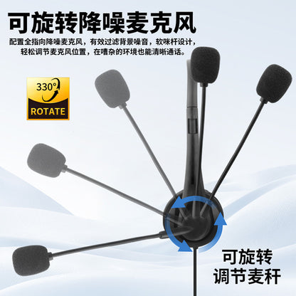 in stock cross-border head-mounted wired headphones with microphone 3.5mm high quality headphones phablet universal