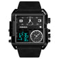 Multifunctional Sports Watch Men's Large Dial Digital Dual Display Electronic Watch Waterproof Belt Men's Watch Cross-border Foreign Trade Watch
