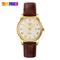 Time beauty skmei classic retro casual business temperament calendar watch men and women couples waterproof watch wholesale