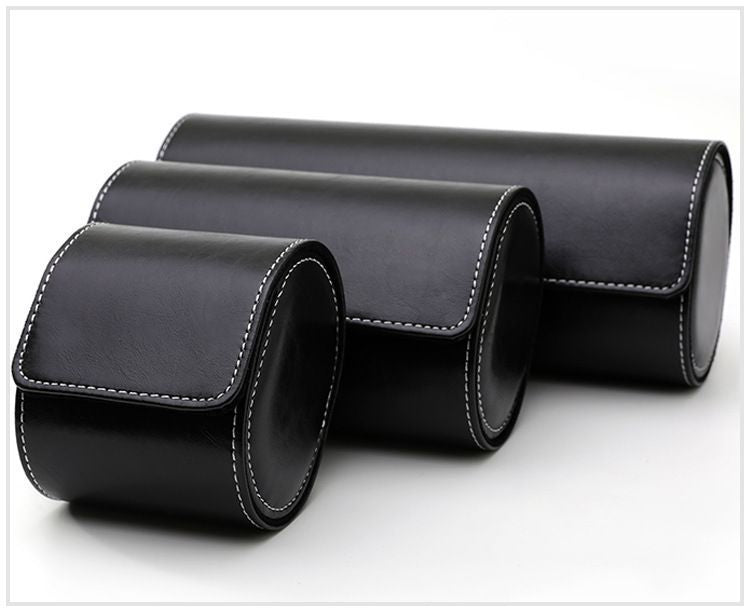 2025 Cross-Border Portable 1-Digit 2-Digit 3-Digit Watch Box Pu Leather Watch Storage Box Packaging Box Wholesale