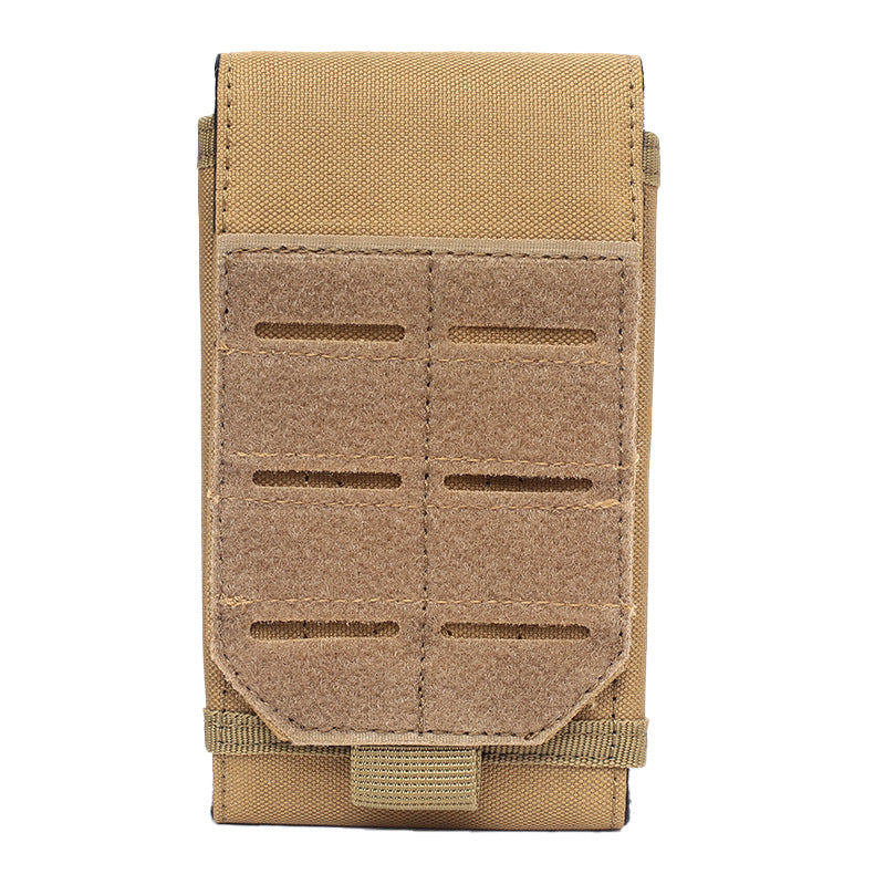 Double-Layer Mobile Phone Waist Bag, Outdoor Mobile Phone and Card Storage Bag, Belt-Worn Mobile Phone Bag Suitable for 6.5inch Edc Bag