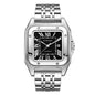 Hollow striped shandushi automatic mechanical wholesale men's watch men's atmospheric large dial waterproof mechanical watch