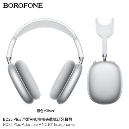 Borofone Bo35 Plus Head-Mounted Anc Noise-Cancelling Wireless Bluetooth Headphones Air Pods Over-Ear Max