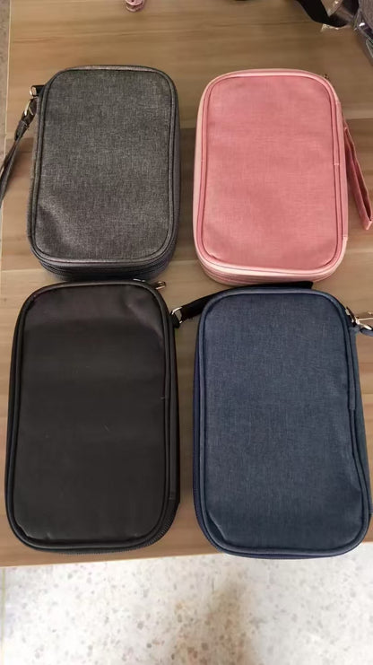 New multi-function data cable charger storage bag flat digital bag finishing bag headset storage bag wholesale