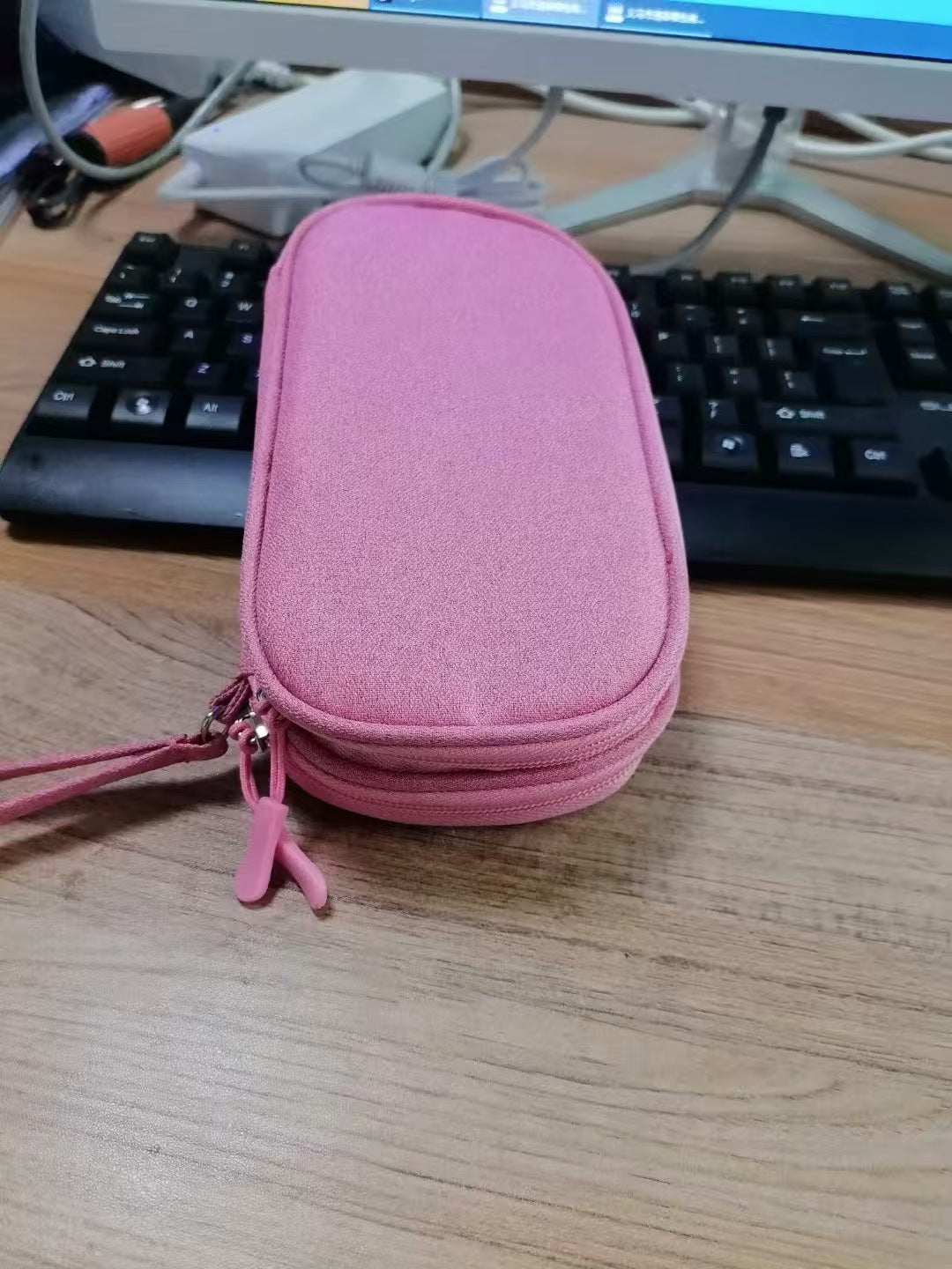 in stock Data Cable Bag Storage Bag Earphone Bag Charger Mobile Phone Bag Clutch Bag U Disk Multifunctional Storage Bag