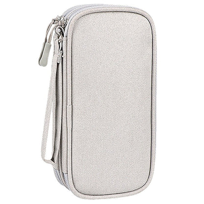 Portable Power Bank Data Cable Storage Bag Mobile Power Supply Cloth Bag Hard Drive Mobile Phone Box Multi-Functional Protective Case