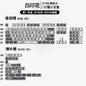 Gundam Comic Hundred Mixed Lamp Key Cap Original Height 136 Key Full Set Classic Simple Mechanical Keyboard Key Cap Key Meow