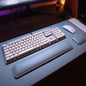 Source factory simple leather mouse pad oversized wrist keyboard hand rest solid color computer office wrist pad wholesale