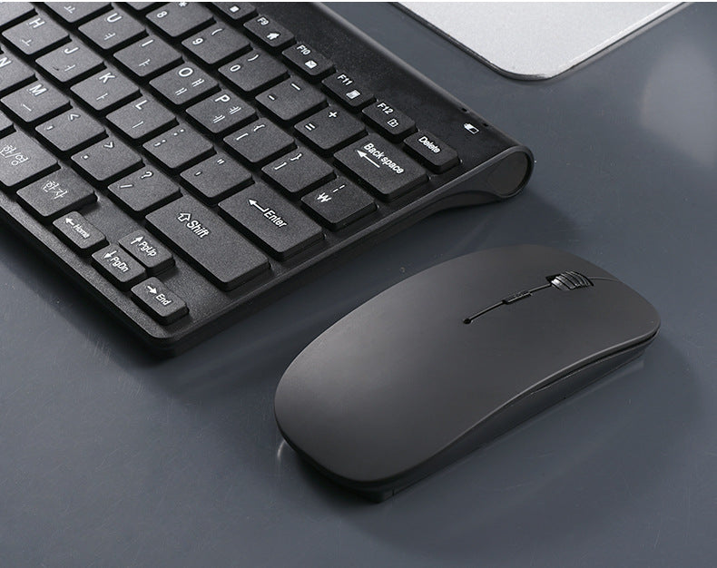 Korean Wireless Keyboard Korean Standard Edition Computer Keyboard Korean Practice Typing Wireless Keyboard Mouse suit