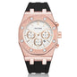Foreign Trade Products: Men's Watch with Three Dials, Multi-Functional, Sports, Waterproof, Men's Fashion Casual Watch, Cross-Border Hot-Selling Item
