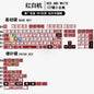 Gundam Comic Hundred Mixed Lamp Key Cap Original Height 136 Key Full Set Classic Simple Mechanical Keyboard Key Cap Key Meow