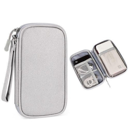 in stock Data Cable Bag Storage Bag Earphone Bag Charger Mobile Phone Bag Clutch Bag U Disk Multifunctional Storage Bag