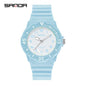 Sanda Watch Fashion All-match Small Fresh Men's and Women's Couple Watch Middle School Students' Simple Waterproof Luminous Quartz Watch