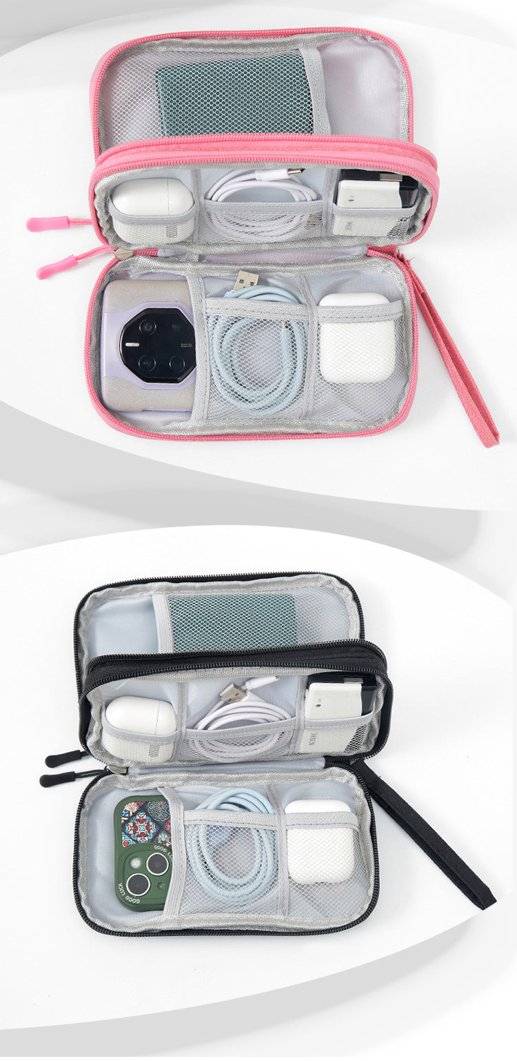 Data Cable Storage Bag Digital Bag Travel Storage Bag Charger Mobile Phone Hard Drive U Disk Multi-Function Storage Bag