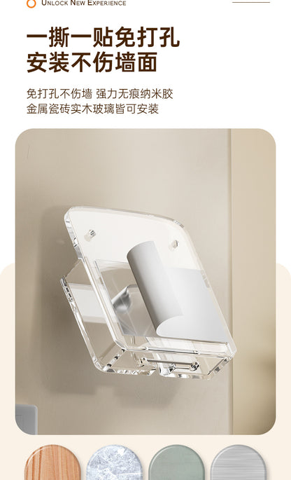 Air Conditioning TV Remote Control Storage Box Wall Hanging Rack Storage Rack Box Wall Hanging Rack Desktop