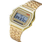 Popular LED electronic watch Harajuku style fashion watch multi-functional student watch foreign trade WR F91W steel belt