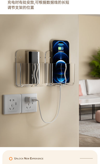 Air Conditioning TV Remote Control Storage Box Wall Hanging Rack Storage Rack Box Wall Hanging Rack Desktop