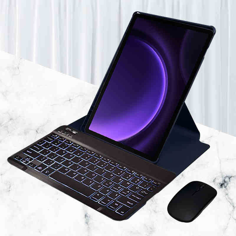 For Lenovo Tab M11 (11 inches) 2024 Bluetooth keyboard rotation protection 360 degrees can be horizontal and vertical