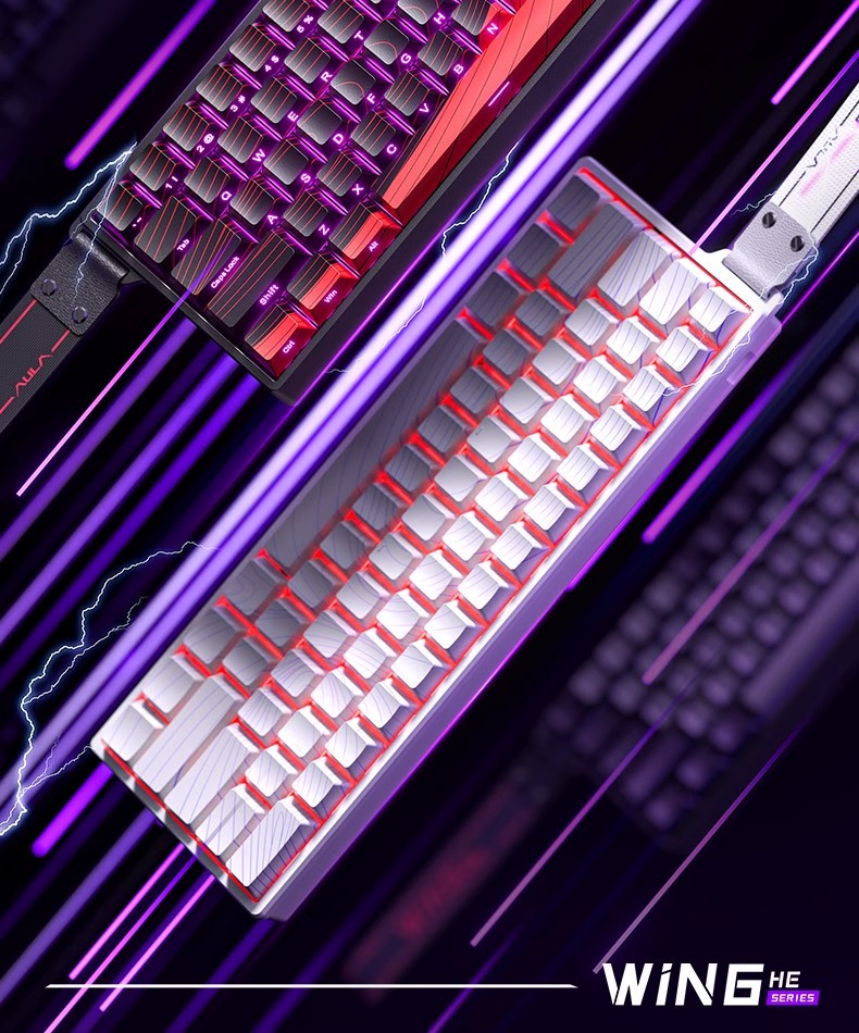 AULA tarantula WIN60/68HE magnetic shaft mechanical keyboard special customized FPS fearless contract r
