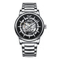Cross-border Explosions Black Samurai Automatic Hollow Men's Watch Luminous Waterproof Fashion Watch Men's Mechanical Watch Wholesale