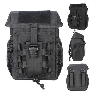 Double-Layer Mobile Phone Waist Bag, Outdoor Mobile Phone and Card Storage Bag, Belt-Worn Mobile Phone Bag Suitable for 6.5inch Edc Bag