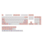 XDA Height Pacha Dog Theme Pattern Yellow Green Keycap Thermal Sublimation Mechanical Keyboard Cap Small Full Set PBT Keycap