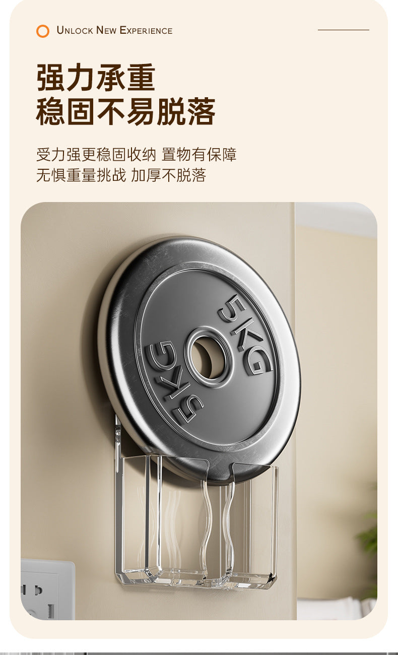Air Conditioning TV Remote Control Storage Box Wall Hanging Rack Storage Rack Box Wall Hanging Rack Desktop
