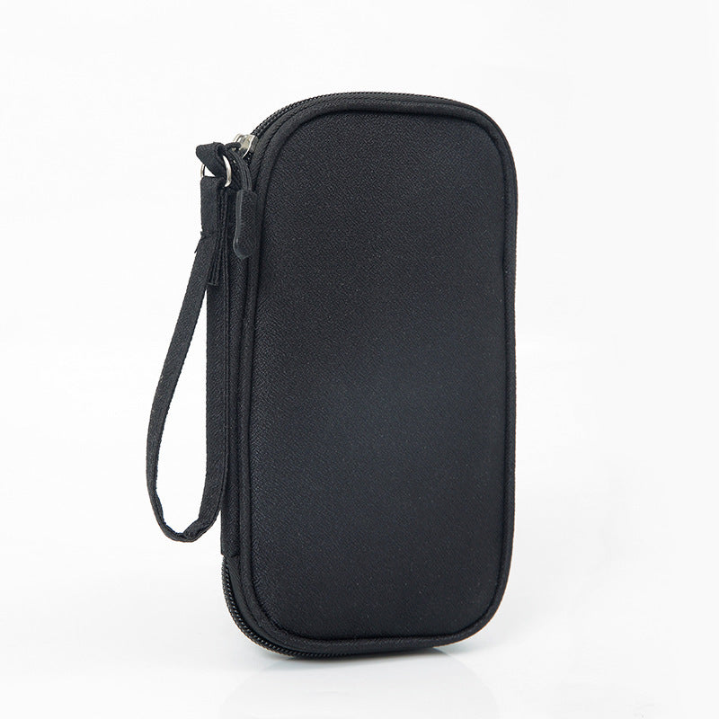 Power Bank Data Cable Mobile Phone Storage Bag Mobile Power Supply Mobile Phone Digital Accessories Headphones Multi-Layer Portable Storage Bag