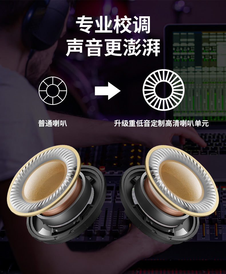 in stock cross-border head-mounted wired headphones with microphone 3.5mm high quality headphones phablet universal