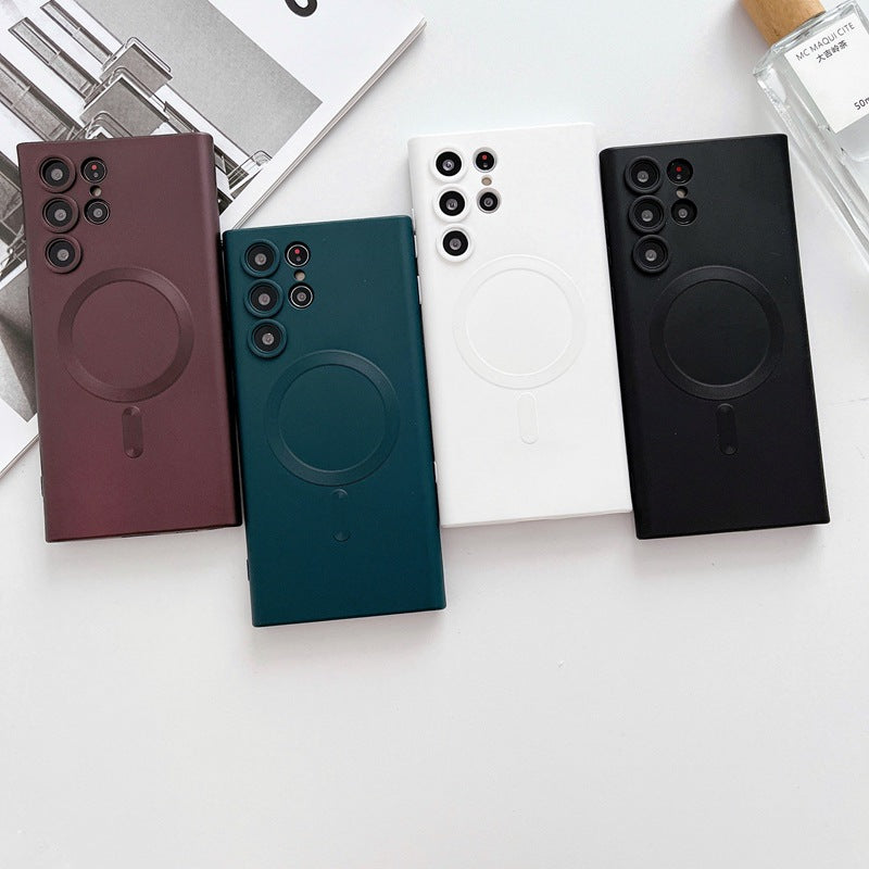 Suitable for Samsung S26 Ultra Liquid Phone Case Magsafes Magnetic Suction A25 Frosted Lens Film A17 Soft Case 56
