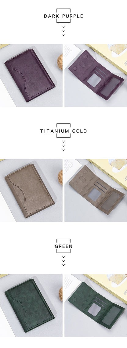 Suitable for Apple 15 iPhone16promaxMagSafe Magnetic Card Bag Multi-Card Three-Folding Mobile Phone Card Case
